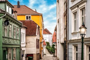 Tradisjonelle hus i Bergen