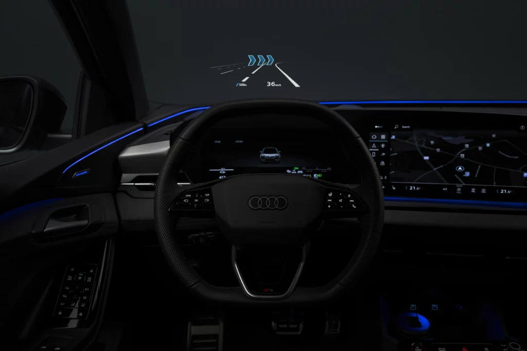 Heads up display i Audi Q6