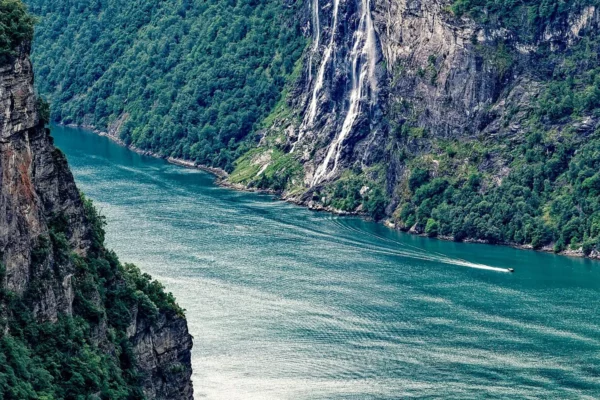 Geirangerfjorden i Norge