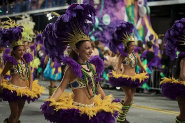 Mardi Gras karneval i Brazil.